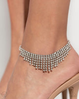 Curtain Confidence - Silver Anklet