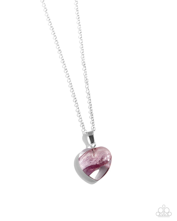 HEART Exhibition - Purple Heart Necklace