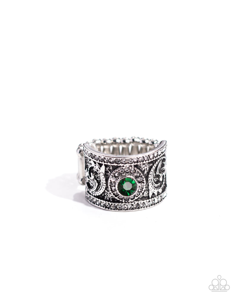 Imperial Intentions - Green Sparkling Leprechaun Ring