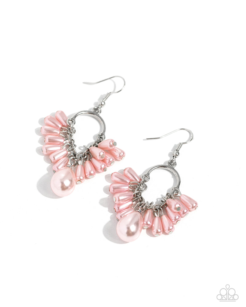 Ahoy There! - Pink Pearl Earrings