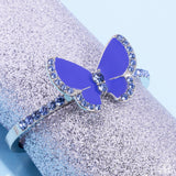 Particularly Painted - Blue Butterfly Bracelet