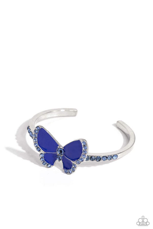 Particularly Painted - Blue Butterfly Bracelet