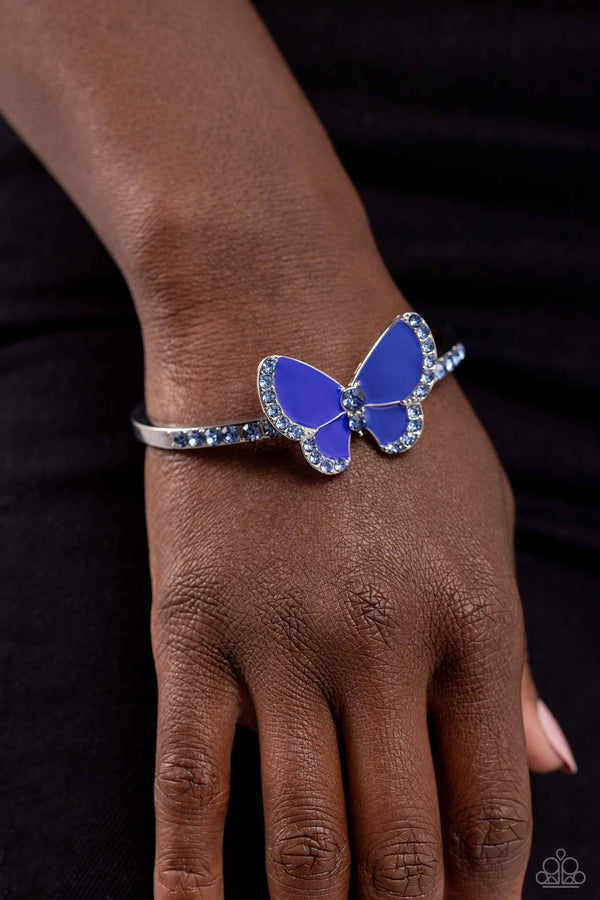 Particularly Painted - Blue Butterfly Bracelet