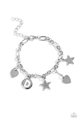 Legacy Letters - White Initial Bracelet