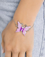 Aerial Adornment Bracelet - Purple Butterfly