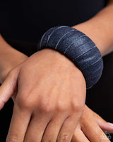 Denim Delight Bracelet - Blue