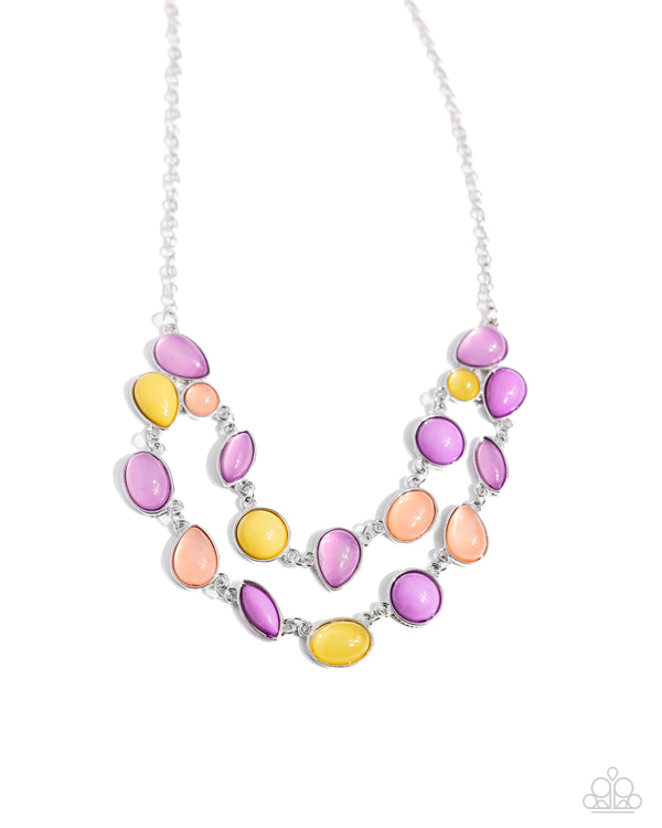 Variety Vogue - Purple Teardrop necklace