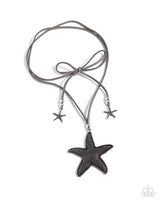 Starfish Sentiment - Silver Oversized Starfish Necklace