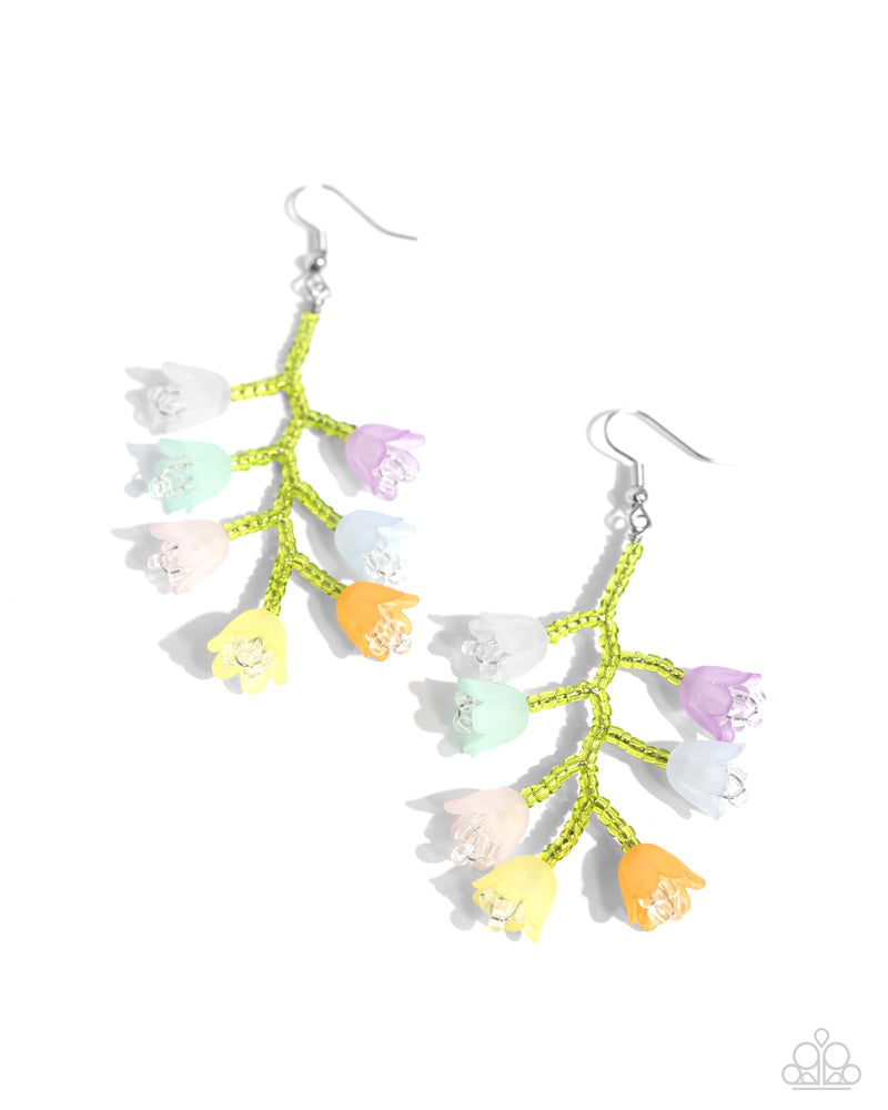 Beguiling Bouquet - Pastel Multi Earrings