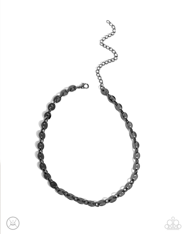 Abstract Advocate - Black Chain Necklace