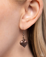 Heart Hangout - Copper Heart Charm Necklace