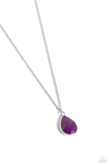 Sparkling Stones - Delicate Purple Necklace
