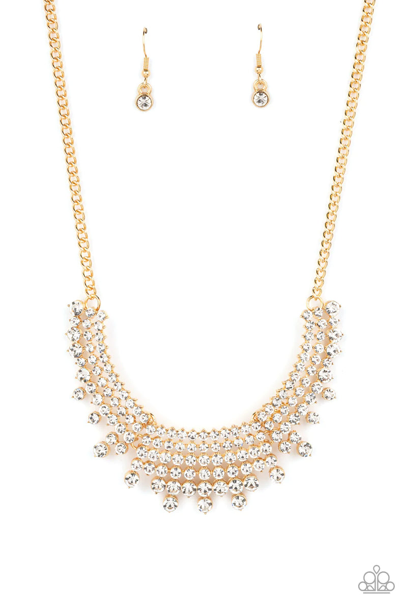 Paparazzi ♥ Shimmering Song - Gold ♥ Necklace