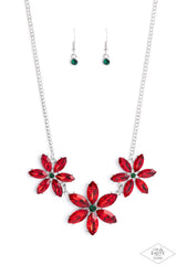 Meadow Muse - Multi Red Necklace