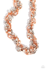 Totally Two-Toned - Copper Paparazzi Necklace